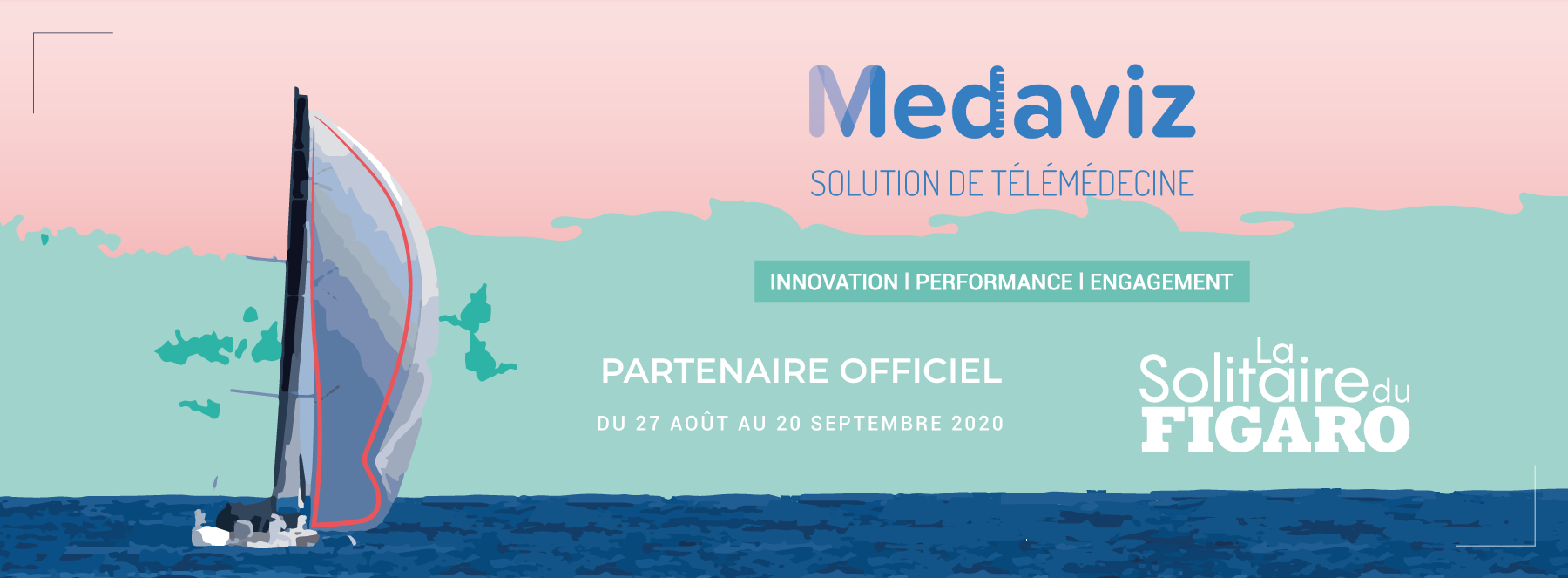 Image de couverture de: Medaviz Partenaire Officiel de La Solitaire du Figaro : participez au e-prologue avec Virtual Regatta !