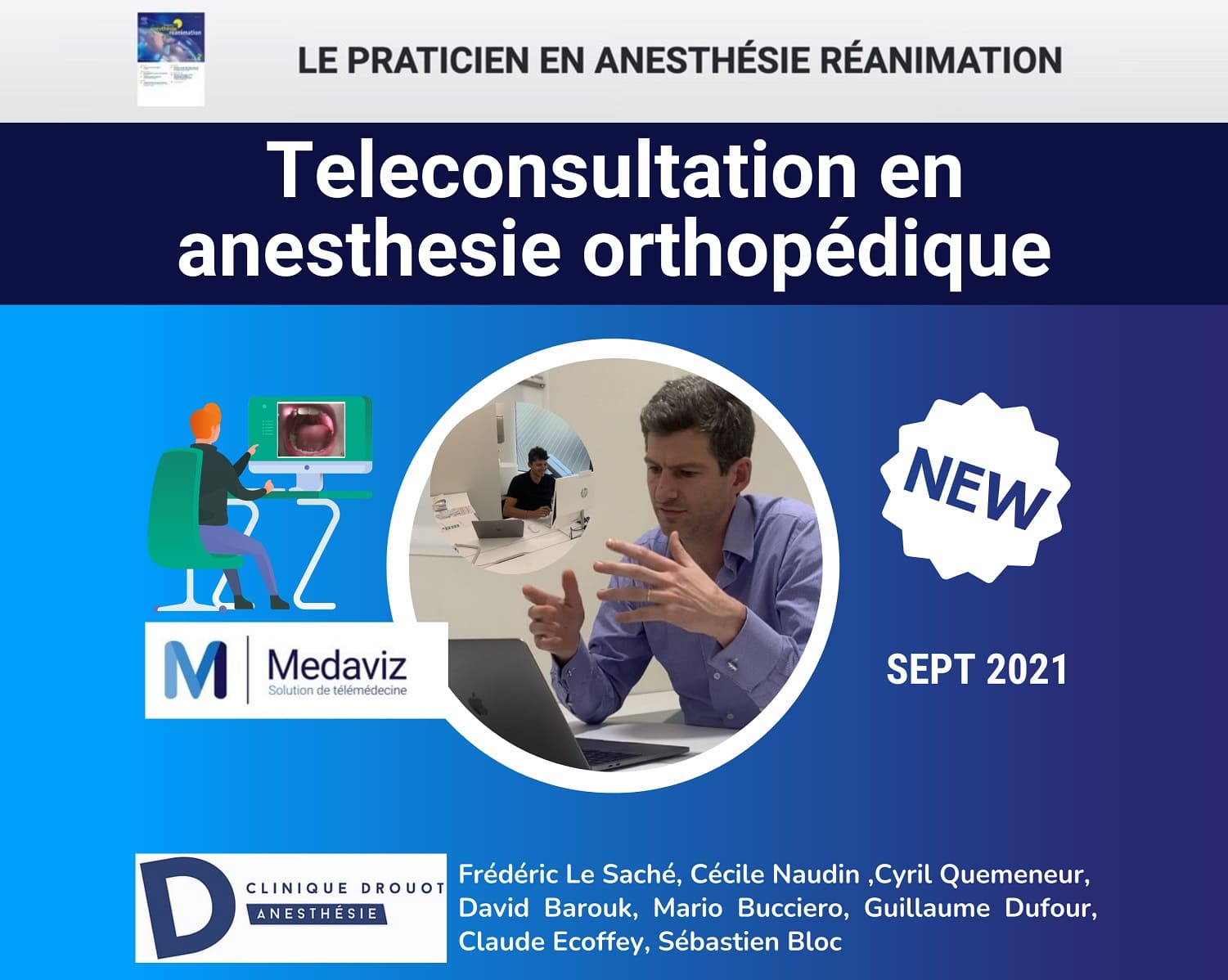 Image de couverture de: Téléconsultation d’anesthésie en chirurgie orthopédique programmée