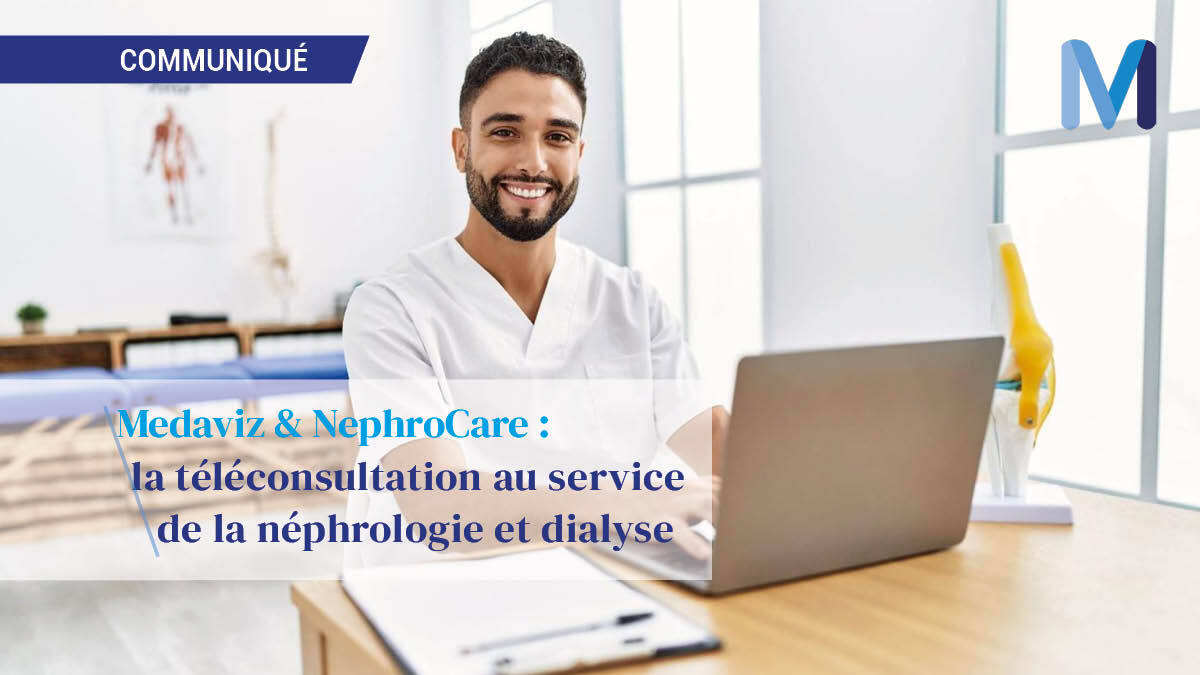 Image de couverture de: La téléconsultation Medaviz se déploie progressivement dans les centres de néphrologie et de dialyse NephroCare en France